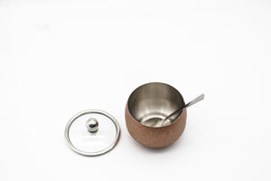 Nuevo estilo de cocina herramientas azúcar tazón de fuente <span class=keywords><strong>con</strong></span> cuchara tarro de especias - Product Image 3