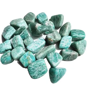 All'ingrosso cristalli di alta qualità pietre curative amazzonite pietre cadute ghiaie per Fengshui