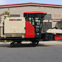 Moissonneuse-batteuse de haute qualité 120 CV pour le riz et le blé, machine à récolter les céréales combinée pour le riz au Ghana
