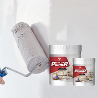 Apprêt d'étanchéité acrylique résistant aux alcalis, transparent, imperméable et anti-moisissure pour murs intérieurs et extérieurs, application au pinceau