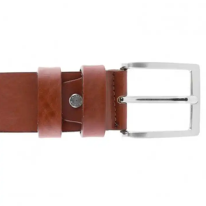 Ý Sang Trọng Thương Hiệu Người Đàn Ông Của Vành Đai 100% Chính Hãng Bò Ẩn Da Biểu Tượng Tùy Chỉnh 4Cm 1.57in Chiều Rộng Nâu Với Hợp Kim Khóa - Product Image 4