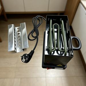 Brûleur à charbon électrique vertical pour chicha 1000W, allume-charbon rapide pour narguilé avec plateau en acier inoxydable - Product Image 3