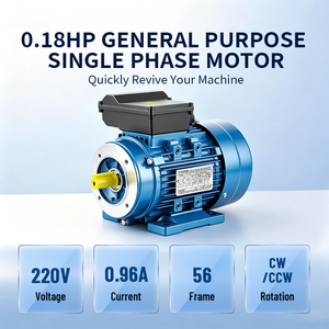 Moteurs de compresseur monophasés série MY 0,12 kW 0,18 CV, prix usine, 2 pôles, 3000 tr/min - Product Image 1