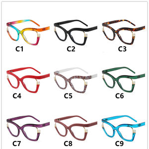 Moda mujer gafas ópticas luz azul bloqueo ojo de gato <span class=keywords><strong>perla</strong></span> de gran tamaño al por mayor - Product Image 6