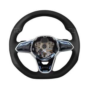 Volant de course personnalisé en fibre de carbone LED pour VW MK8 GTI Scirocco <span class=keywords><strong>Polo</strong></span> GTS <span class=keywords><strong>R</strong></span> <span class=keywords><strong>Line</strong></span> 2018 <span class=keywords><strong>2019</strong></span> 2020 2021 2022 2023 2024 - Product Image 4
