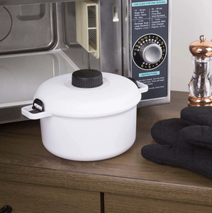 Cuiseur vapeur en plastique pour micro-ondes écologique avec une capacité de 2 L, matériau de qualité alimentaire - Product Image 6