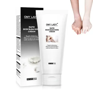 Omyaldy creme facial branco de 2023, hidratante nutritivo iluminador vegan, clareador e loção corporal para pele preta