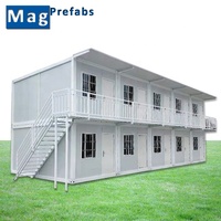 Maison conteneur habitable préfabriquée mobile à faible coût de 20 pieds