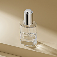 Flacon en Verre à Épaules Plates et Paroi Épaisse de Qualité 15ml 30ml 50ml pour Sérum Capillaire Huile Essentielle avec Bouchon Compte-gouttes Pipette Rotative