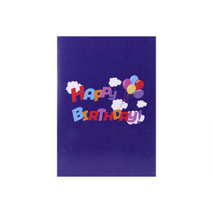 Thiệp chúc mừng sinh nhật 3D dạng pop-up, kích thước tùy chỉnh, in UV, bán sỉ - Product Image 5