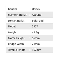Nouvelles lunettes de soleil tendance œil de chat - Lunettes polarisées en acétate de haute qualité, confortables, monture intégrale, protection UV, décontractées pour hommes et femmes