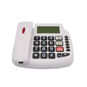 Téléphone fixe à gros boutons et grand <span class=keywords><strong>clavier</strong></span> pour personnes âgées, modèle 2025, vente en gros, nouveau modèle de base - Product Image 1