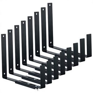 Soporte Ajustable de Metal Resistente para Macetas, Soporte de Pared para Macetas, Ganchos para Barandillas de Terraza, Interior y Exterior, Capacidad de 20 kg - Product Image 1