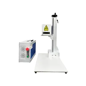 Miglior prezzo desktop 100watt Davi ipg raycus sorgente laser co2 profonda macchina per incisione per legno di bambù carta non metallo logo marcatura