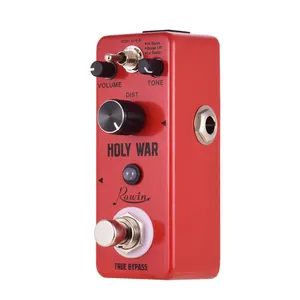 Pedal de Efectos para Guitarra Rowin <span class=keywords><strong>HOLY</strong></span> WAR, Distorsión Analógica Heavy Metal, 3 Modos de Funcionamiento, Carcasa de Aleación de Aluminio, True Bypass - Product Image 1