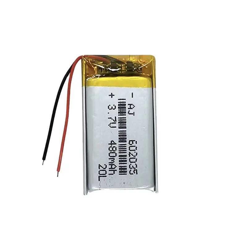 Batterie lithium-ion polymère rechargeable d'origine, batteries LiPo4, 602035, 3,7 V, 400mAh