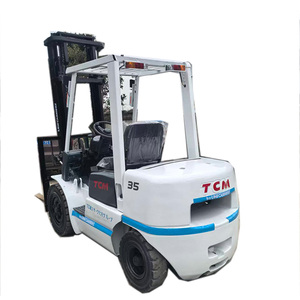 Chariot élévateur diesel TCM FD35 de 3,5 tonnes, d'origine japonaise, d'occasion pour fermes, moteur, boîte de vitesses, roulement inclus, machinerie pour rapport vidéo - Product Image 1