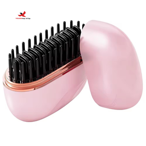 Wireless Straight Hair Comb Straight Curling Dual Purpose <b>Mini</b> Travel Charging Lazy Hair Straightener GZ RTS Bulk Mixed Order - Product Image 2