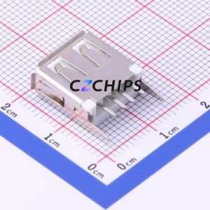 USB-256-BRYH130 USB Connector Through hole Component (THT) Connector Type-A USB 2.0 Female Through Hole - Product Image 2