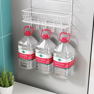 Spice Rack for Kitchen Organizer, Fridge Storage Shelf for Jar of <strong>Olive</strong> Oil, <strong>Cookware</strong> and Towels, with Adhesive Sicker - Product Image 4