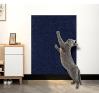 Épurateur de cheveux d'angle de mur résistant à l'usure, tapis auto-adhésif multifonctionnel, planche à gratter pour chat grimpant, tapis d'escalier