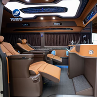 Sièges de capitaine universels en cuir de luxe OEM pour Toyota Hiace Van, avec massage et ventilation, pivotants