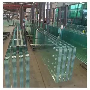 Nhà máy bán 3-19mm Chất lượng cao Tempered Glass rõ ràng nhuộm màu nhiều lớp kính cường lực xây dựng