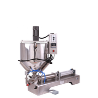 Machine de remplissage pneumatique la plus vendue en 2026, idéale pour le remplissage de crèmes, confitures et pâtes, équipée d'un trémie chauffée et agitée