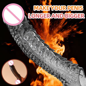 Capa para Pênis TT FOREST para Ejaculação Retardada e Extensão do Pênis, Brinquedo Sexual de Silicone à Prova d'Água - Product Image 1