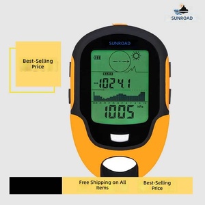 SUNROAD เครื่องวัดระยะสูงแบบพกพาอเนกประสงค์สำหรับปีนเขา ABS FR500 ไฟฉายกันน้ำขายดีที่สุด - Product Image 2