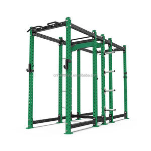 Système de rack à squats modulaire double face - Système de rack à squats extensible avec barre de traction texturée - Conception de salle de sport adaptée à l'avenir - Product Image 6