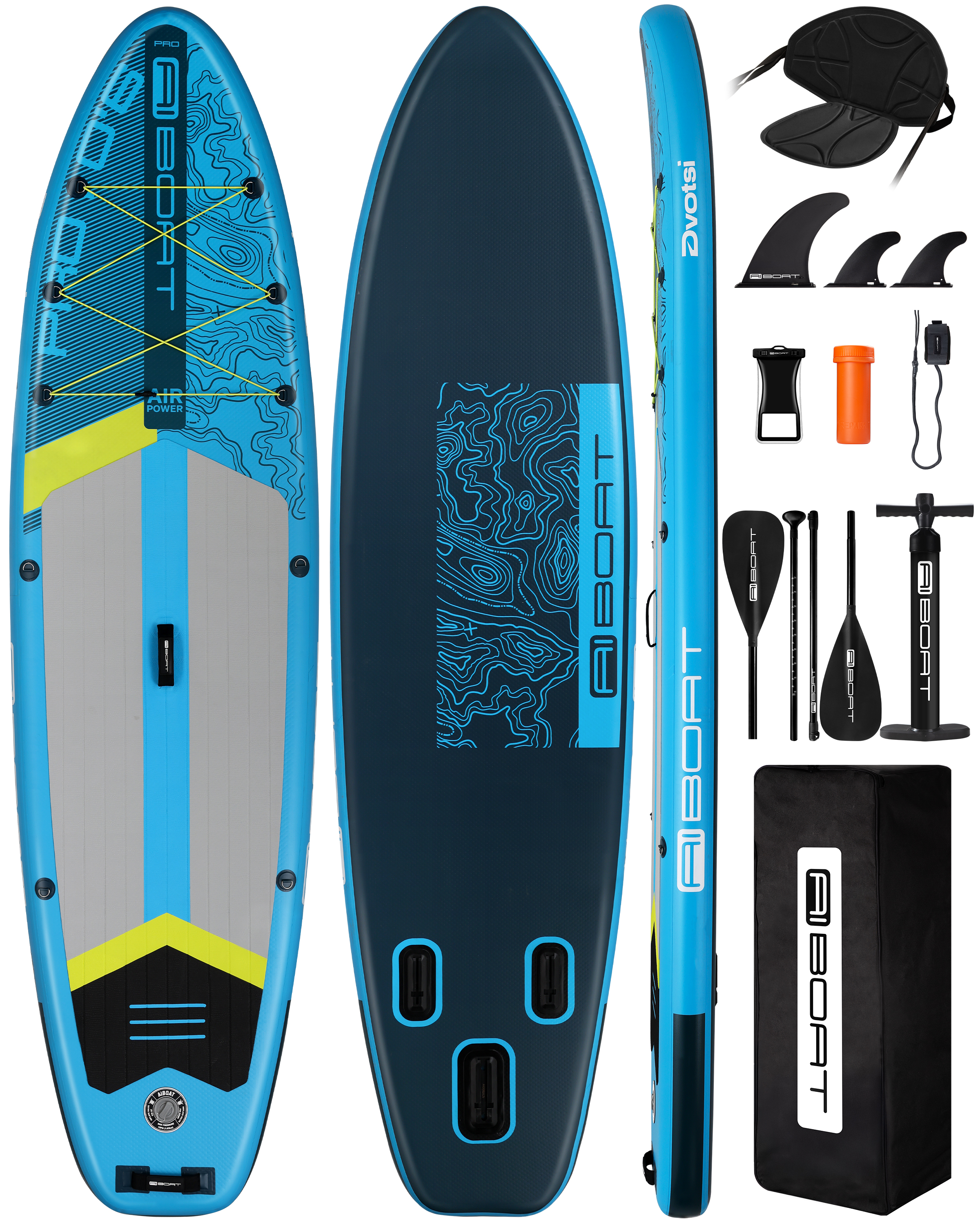10'6"x33"x6'' Blue PRO
