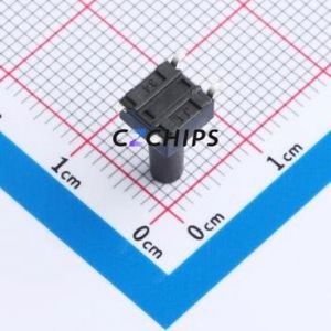 TS-1095S-A15B3-C2D1 Tactile Switch SMD-4P,6x6mm Switch Single Pole Single Throw Round Button 2.5N 6mm - Product Image 2