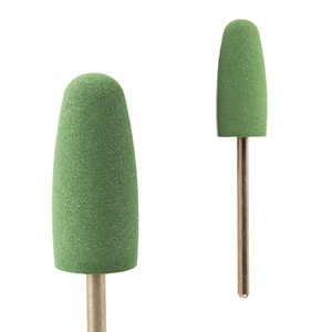 3/32 "Đầu Cây Nhọn Cao Su Silicon Đánh Bóng Răng Xanh Cho Mũi Khoan - Product Image 1