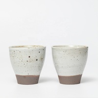 Tasse à thé en céramique faite à la main, style céladon, inspirée du Zen, résistante aux hautes températures, NEWELL, 0,6 kg, emballage en boîte, MOQ 200 pièces