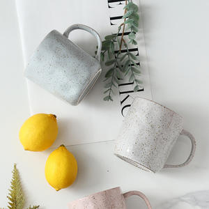 Toptan el yapımı mat pembe porselen kupa özel toplu süblimasyon emeklilik restoranlar yılbaşı şükran kahve - Product Image 2