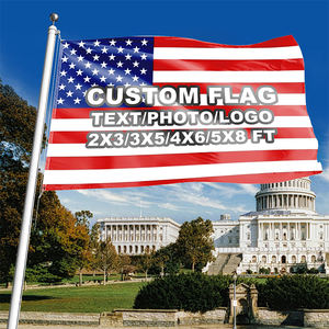 Spanduk Acara Olahraga Tim Luar Ruangan Ukuran 3x5 Kaki dengan Logo Custom, Bendera Promosi Bisnis yang Dicetak dengan Sublimasi Pewarna Polyester - Product Image 1