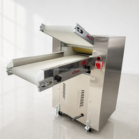 Laminoir à pâte en acier inoxydable 110 V pour pain arabe, pizza, nouilles, presse hydraulique de table, laminoir à pâte de qualité alimentaire