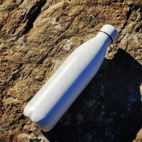 Bouteille d'eau isolée en acier inoxydable à double paroi de 350ml/500ml/750ml Bouteille en forme de cola Flacon à cola en acier inoxydable