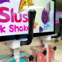 Livraison Gratuite Nouvelle Machine à Boissons Glacées 110V/220V à 2 Réservoirs de 11L de Capacité, Machine à Slush, Cocktails Glacés, Garantie 1 An