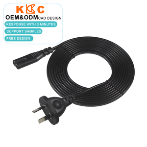 Es 230v 240v Ac taxi Lec7/c8 extensión <span class=keywords><strong>Iec</strong></span> C8 conector de Cable 1,8 m punta macho 2 Pin Cable de alimentación del ordenador portátil - Product Image 1