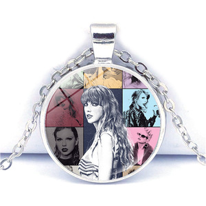 Collana pendente in cristallo con catena portachiavi per gioielli regalo per donna del Tour di epoca - Product Image 1