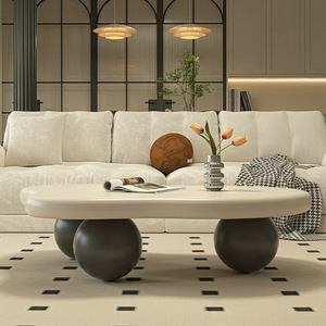 Nouveau français nuage crème Style <span class=keywords><strong>Table</strong></span> basse moderne minimaliste salon meubles <span class=keywords><strong>Design</strong></span> créatif <span class=keywords><strong>Table</strong></span> basse moderne - Product Image 2