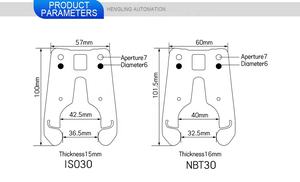 เครื่องกลึงโลหะ hltnc มี BT40 BT30 ISO30 ISO25 ISO20 - Product Image 6
