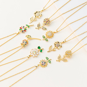 Collar <span class=keywords><strong>de</strong></span> Oro con Colgante <span class=keywords><strong>de</strong></span> Árbol <span class=keywords><strong>de</strong></span> la Vida para Niñas, Joyería <span class=keywords><strong>de</strong></span> Diamantes para Fiesta <span class=keywords><strong>de</strong></span> Halloween - Product Image 1