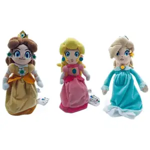 Most Popular Cute Japanese Anime Cartoon Character Toys Super Mario Princess Plush Dolls for Girls