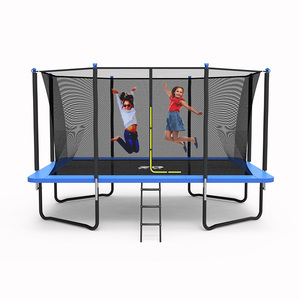 Zoshine nặng hình chữ nhật <span class=keywords><strong>Trampoline</strong></span> với lưới an toàn hình chữ nhật <span class=keywords><strong>Trampoline</strong></span> 10x14ft ngoài trời thiết bị tập thể dục cho trẻ em - Product Image 3