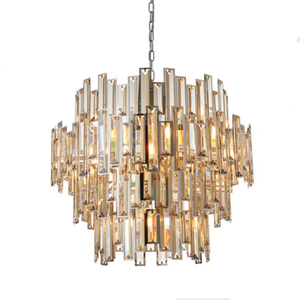 Lampu gantung liontin lapisan krom baja dengan 1 buah bohlam E27 60W untuk hotel - Product Image 6