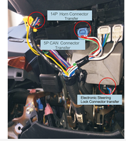 Kit de démarrage à distance pour Toyota Land Cruiser 08-15, module de démarrage par bouton-poussoir, véhicule essence, Plug and Play, type unidirectionnel