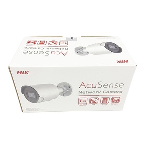กล้อง IP Hik-vision ดั้งเดิมไมโครโฟนในตัว 4MP การตรวจจับการเคลื่อนไหวกล้อง POE กระสุน DS-2CD2043G2-IU - Product Image 3